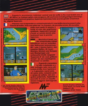 Super Cars II_Disk2 box cover back